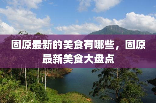 固原最新的美食有哪些,固中山市多米克自动化设备有限公司原最新美食大盘点