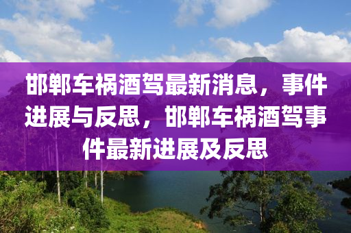 邯郸车祸酒驾最新消息,事件进中山市多米克自动化设备有限公司展与反思,邯郸车祸酒驾事件最新进展及反思
