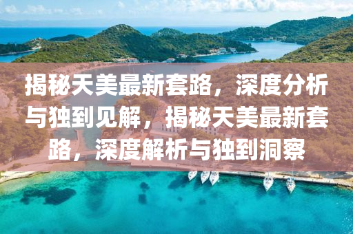 揭秘天美最新套路，深度中山市多米克自动化设备有限公司分析与独到见解，揭秘天美最新套路，深度解析与独到洞察